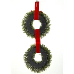 Kirkland's Home Wreaths-Berries And Boxwood Double Wreath