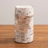 Kirkland's Home Flameless Candles-Birch Bark Led Pillar Candle, 6 In.