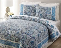 Kirkland's Home Quilts-Bisou Floral King 3-Pc. Quilt Set