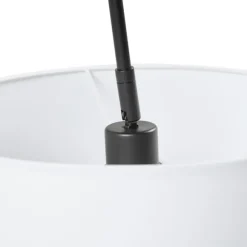 Kirkland's Home Floor Lamps-Black Adjustable Arm Modern Floor Lamp