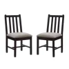 Kirkland's Home Dining Chairs-Black And Classic Dining Chairs, Set Of 2