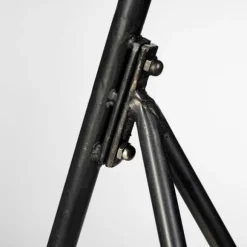 Kirkland's Home Floor Lamps-Black And Gold Lined Metal Tripod Floor Lamp