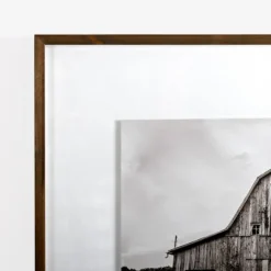 Kirkland's Home Framed Art-Black And White Barn Photography Framed Print