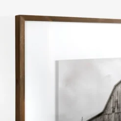 Kirkland's Home Framed Art-Black And White Barn Photography Framed Print