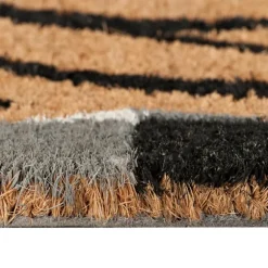 Kirkland's Home Doormats-Black And White Buffalo Check Welcome Mat