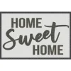 Kirkland's Home Kitchen & Floor Mats-Black And White Home Sweet Home Floor Mat, 24X36