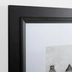 Kirkland's Home Framed Art-Black And White Houses Framed Art Print