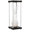 Kirkland's Home Decorative Accents-Black And White Modern Hourglass