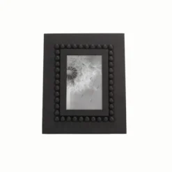 Kirkland's Home Picture Frames-Black Beaded Picture Frame, 4X6