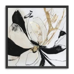 Kirkland's Home Framed Art-Black Bloom Ii Framed Canvas Art Print