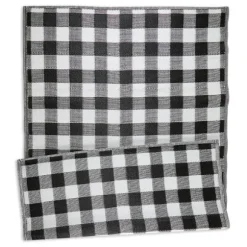 Kirkland's Home Outdoor Rugs-Black Buffalo Check Indoor/Outdoor Area Rug, 5X8