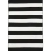 Kirkland's Home Outdoor Rugs-Black Cabana Stripe Indoor/Outdoor Area Rug, 3X5
