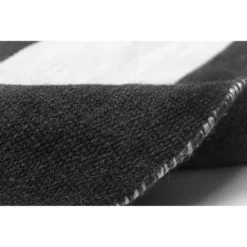 Kirkland's Home Outdoor Rugs-Black Cabana Stripe Indoor/Outdoor Area Rug, 3X5