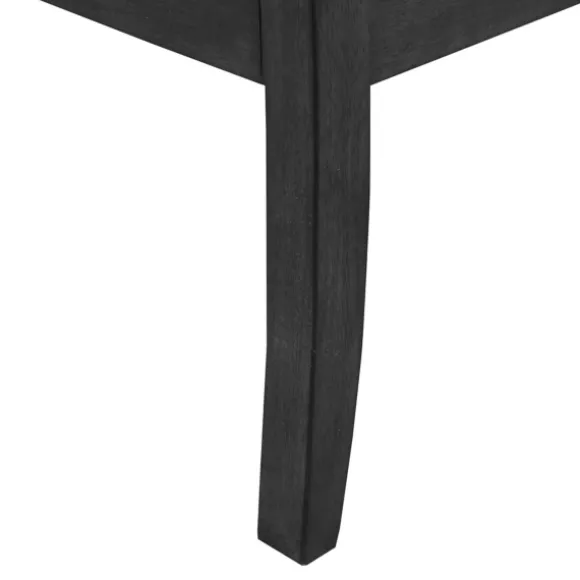 Kirkland's Home Accent Chairs-Black Cane Cushioned Accent Chair