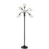 Kirkland's Home Floor Lamps-Black 5-Light Adjustable Tree Floor Lamp