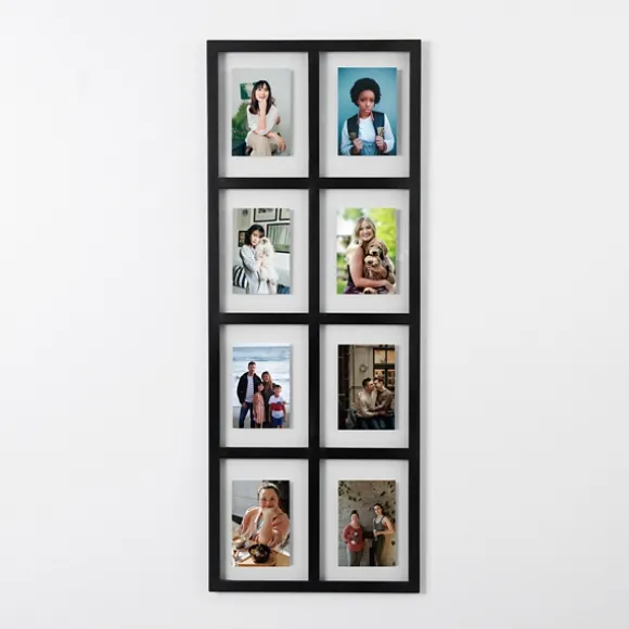 Kirkland's Home Collage Frames-Black Metal Windowpane 8-Opening Collage Frame