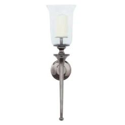 Kirkland's Home Sconces-Black Nickel Bell Sconce