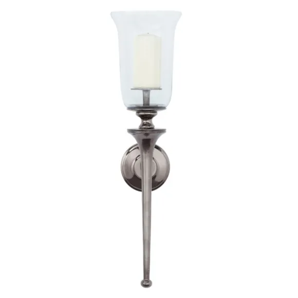 Kirkland's Home Sconces-Black Nickel Bell Sconce