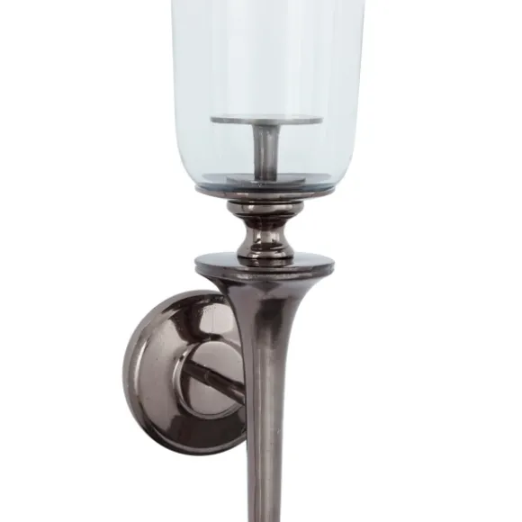 Kirkland's Home Sconces-Black Nickel Bell Sconce