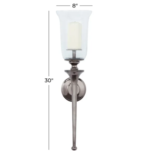Kirkland's Home Sconces-Black Nickel Bell Sconce