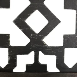 Kirkland's Home Sconces-Black Ornate Laser Cut Sconces, Set Of 2