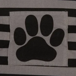 Kirkland's Home Baskets & Boxes-Black Paw Patch Stripe Rectangle Pet Basket