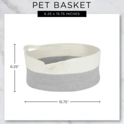 Kirkland's Home Baskets & Boxes-Black Pet Bin Pom Pom Storage Basket