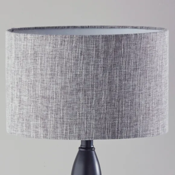 Kirkland's Home Table Lamps-Black Slim Hourglass Table Lamp