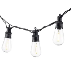 Kirkland's Home Decorative Accents-Black Strand Remote Controlled String Lights