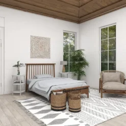 Kirkland's Home Baskets & Boxes-Black Stripe Sea Grass Baskets, Set Of 3