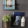 Kirkland's Home Wall Storage-Black Wall Hanging Wire Baskets, Set Of 2