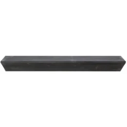 Kirkland's Home Shelves-Black Wedge Wood Large Floating Shelf
