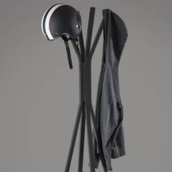 Kirkland's Home Entryway Furniture-Black Wooden Tripod Leg Coat Rack