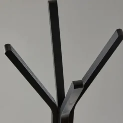 Kirkland's Home Entryway Furniture-Black Wooden Tripod Leg Coat Rack