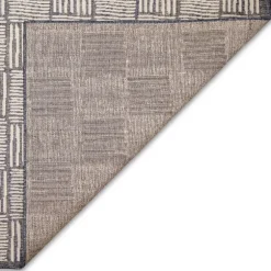 Kirkland's Home Outdoor Rugs-Blake Gray Cube Indoor/Outdoor Runner, 1X7