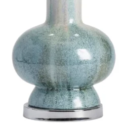 Kirkland's Home Table Lamps-Blue And Ombre Ceramic Table Lamp
