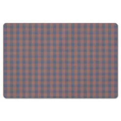 Kirkland's Home Kitchen & Floor Mats-Blue And Orange Plaid Kitchen Mat