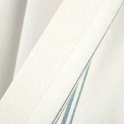 Kirkland's Home Curtains & Drapes-Blue And White Farmhouse Stripe Valance