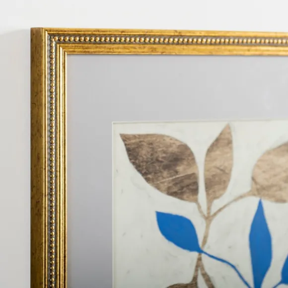 Kirkland's Home Framed Art-Blue Baroque Botanicals Framed Art Print