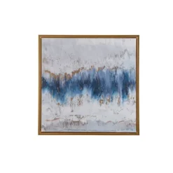 Kirkland's Home Framed Art-Blue Embrace Gold Foil Framed Art Print