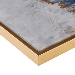 Kirkland's Home Framed Art-Blue Embrace Gold Foil Framed Art Print