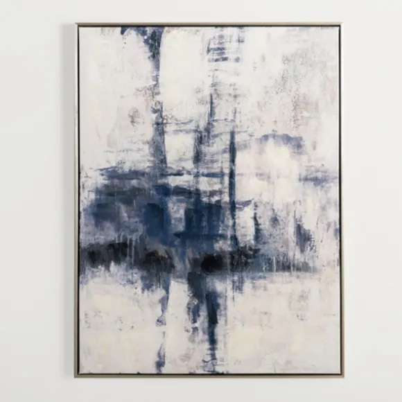 Kirkland's Home Canvas Art-Blue Era Abstract I Framed Canvas Art Print