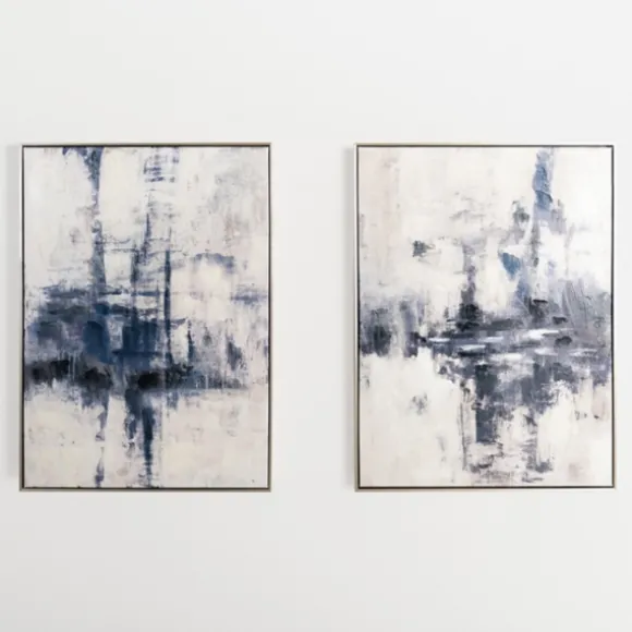 Kirkland's Home Canvas Art-Blue Era Abstract I Framed Canvas Art Print