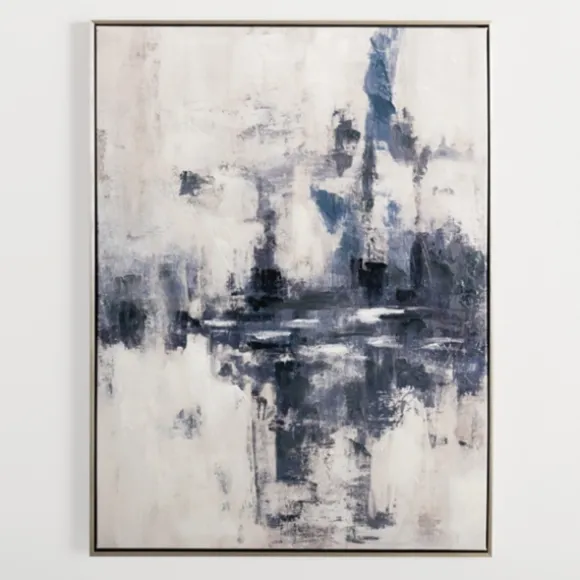 Kirkland's Home Canvas Art-Blue Era Abstract Ii Framed Canvas Art Print