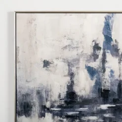 Kirkland's Home Canvas Art-Blue Era Abstract Ii Framed Canvas Art Print