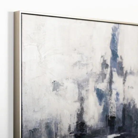 Kirkland's Home Canvas Art-Blue Era Abstract Ii Framed Canvas Art Print