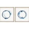 Kirkland's Home Framed Art-Blue Flash Framed Art Prints, Set Of 2
