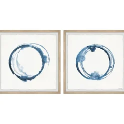 Kirkland's Home Framed Art-Blue Flash Framed Art Prints, Set Of 2
