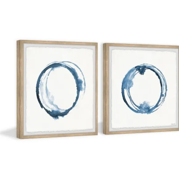 Kirkland's Home Framed Art-Blue Flash Framed Art Prints, Set Of 2