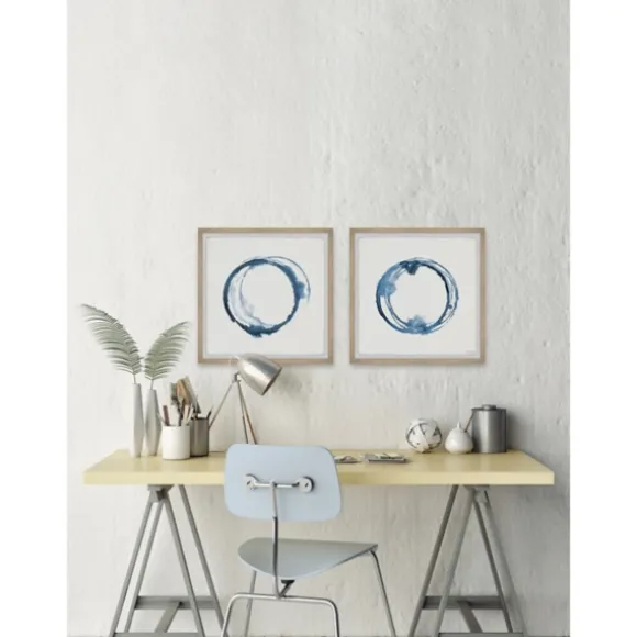 Kirkland's Home Framed Art-Blue Flash Framed Art Prints, Set Of 2
